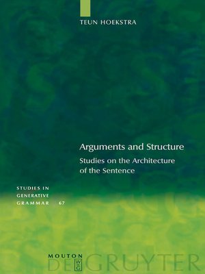 cover image of Arguments and Structure
